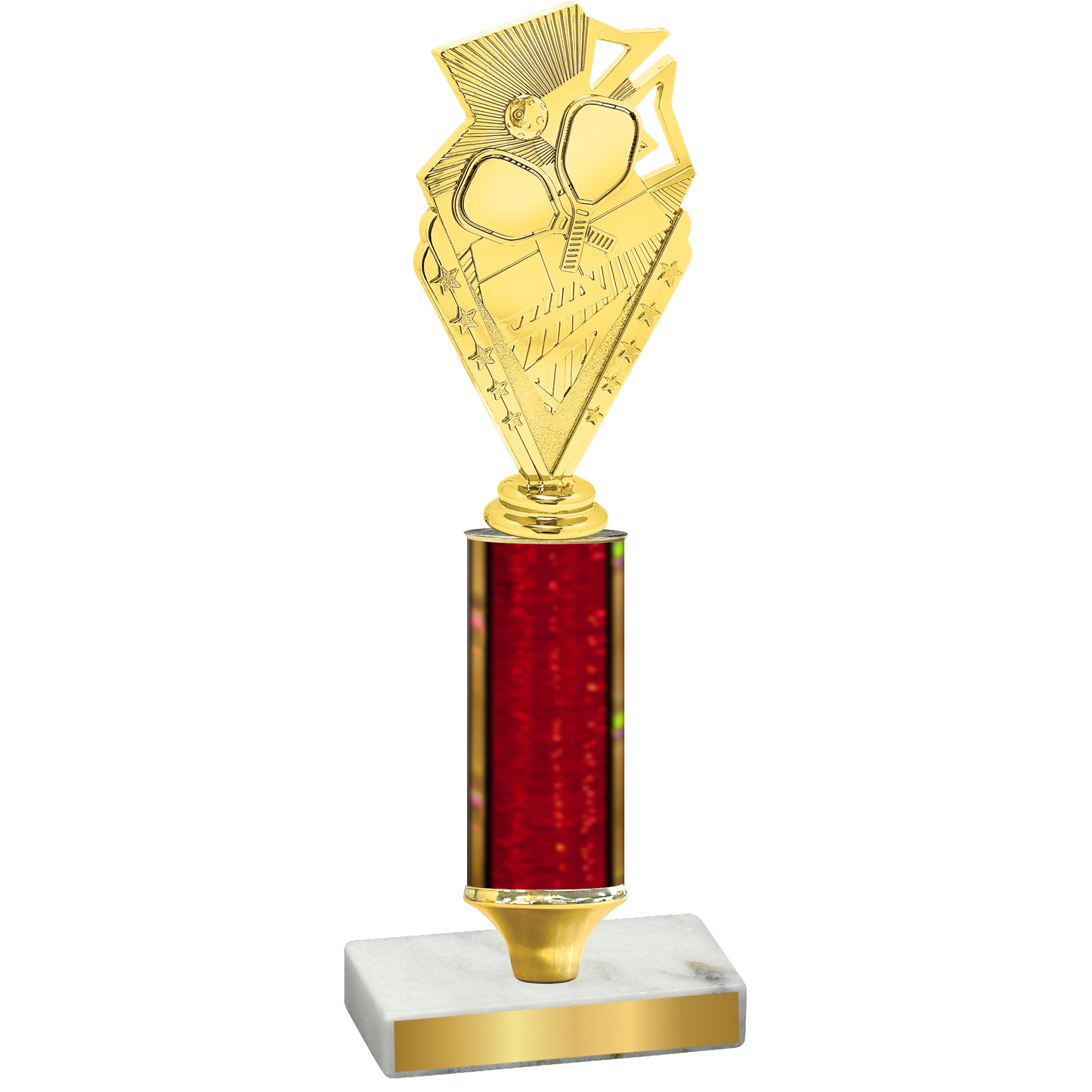 Value Red Glacier Pickleball Trophy