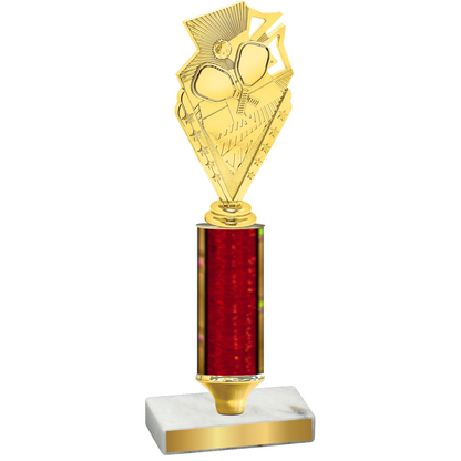 Value Red Glacier Pickleball Trophy