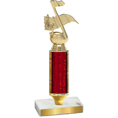 Value Red Glacier Music Trophy