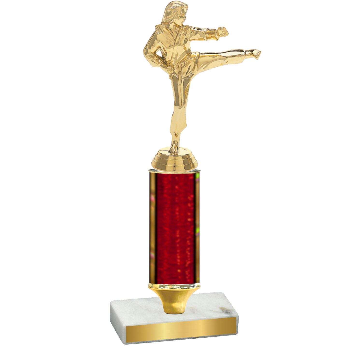 Value Red Glacier Karate Trophy