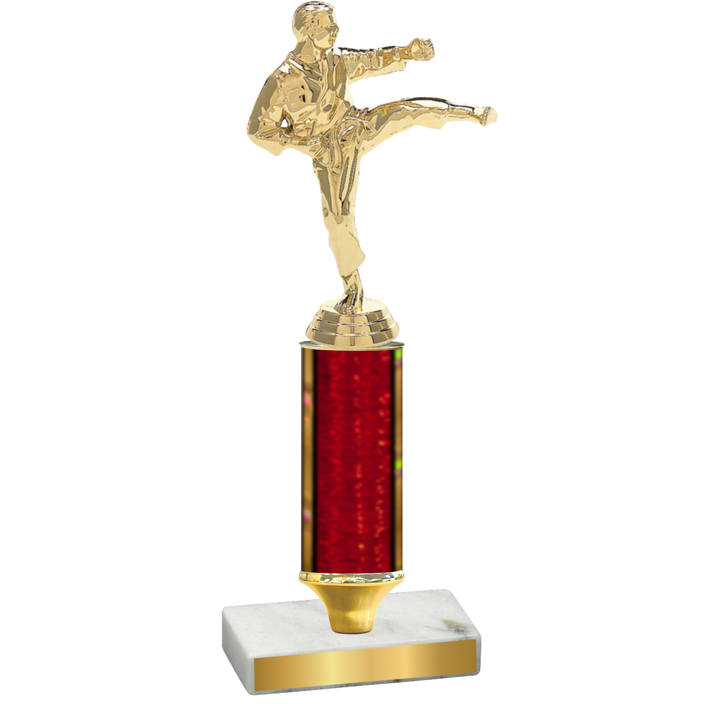 Value Red Glacier Karate Trophy