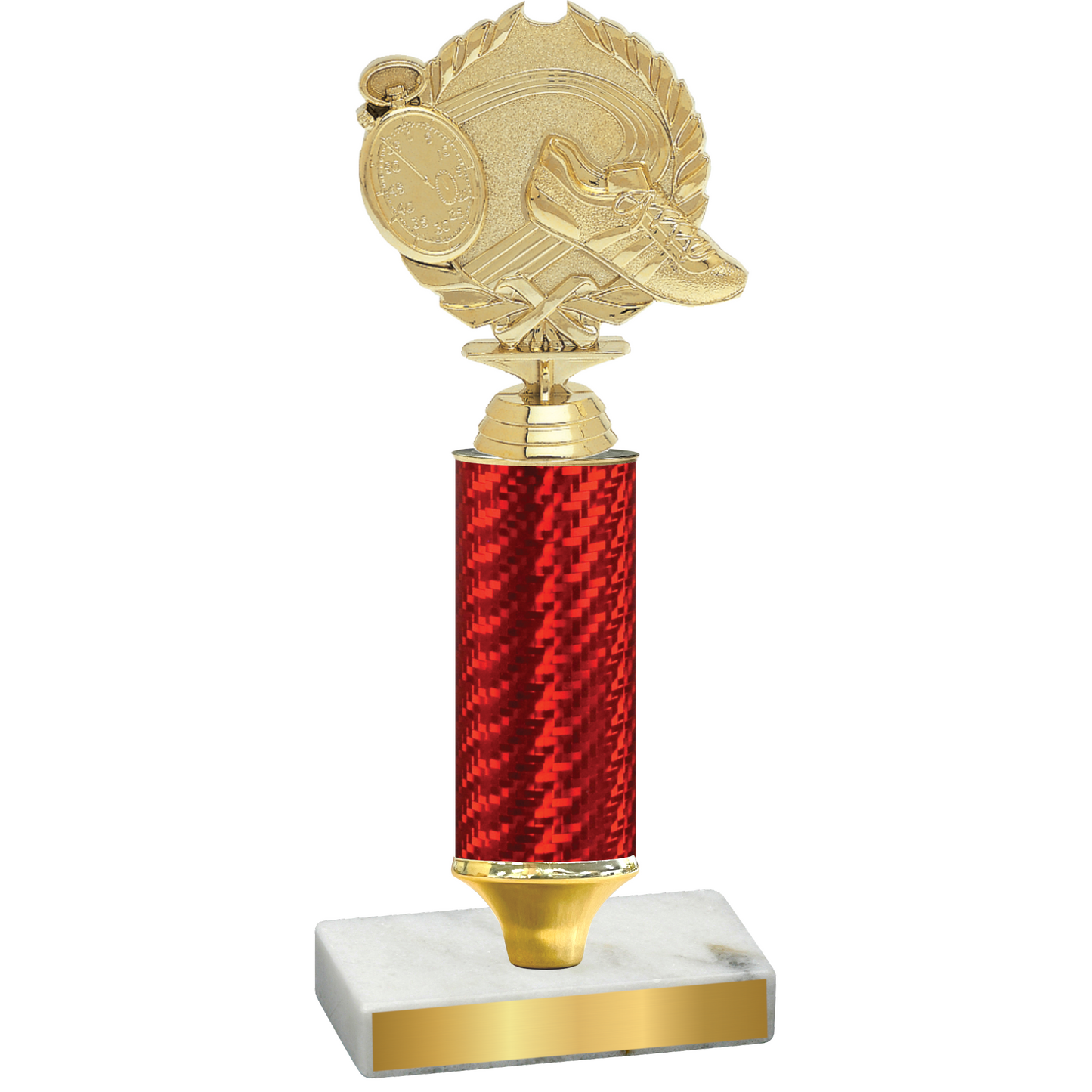 Value Red Carbon Fiber Running Trophy