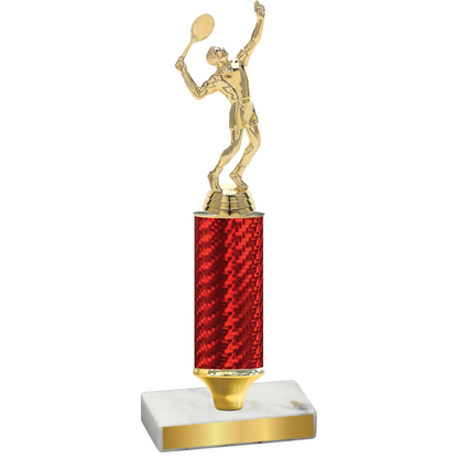 Value Red Carbon Fiber Tennis Trophy