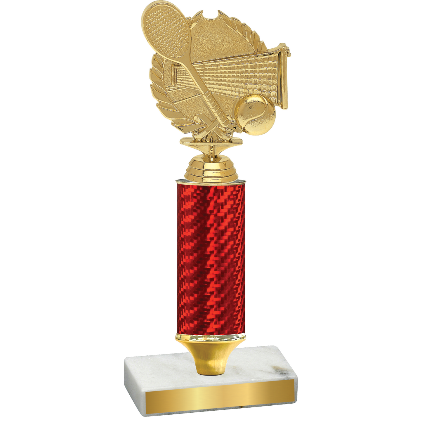 Value Red Carbon Fiber Tennis Trophy