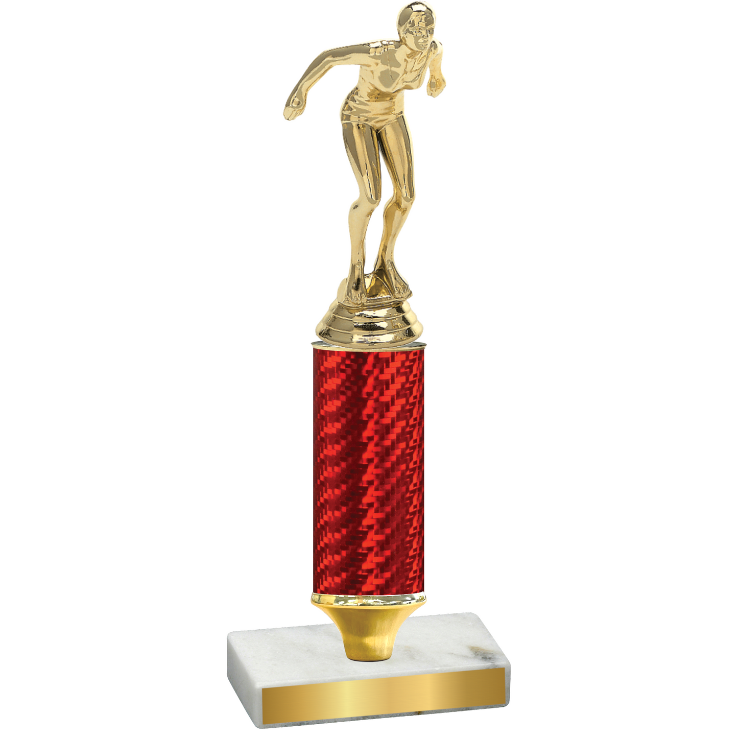 Value Red Carbon Fiber Tennis Trophy