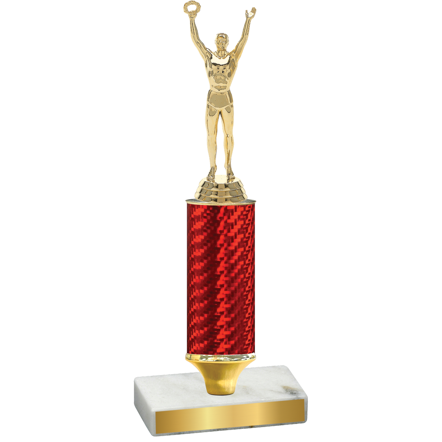 Value Red Carbon Fiber Victory Trophy