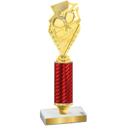 Value Red Carbon Fiber Pickleball Trophy