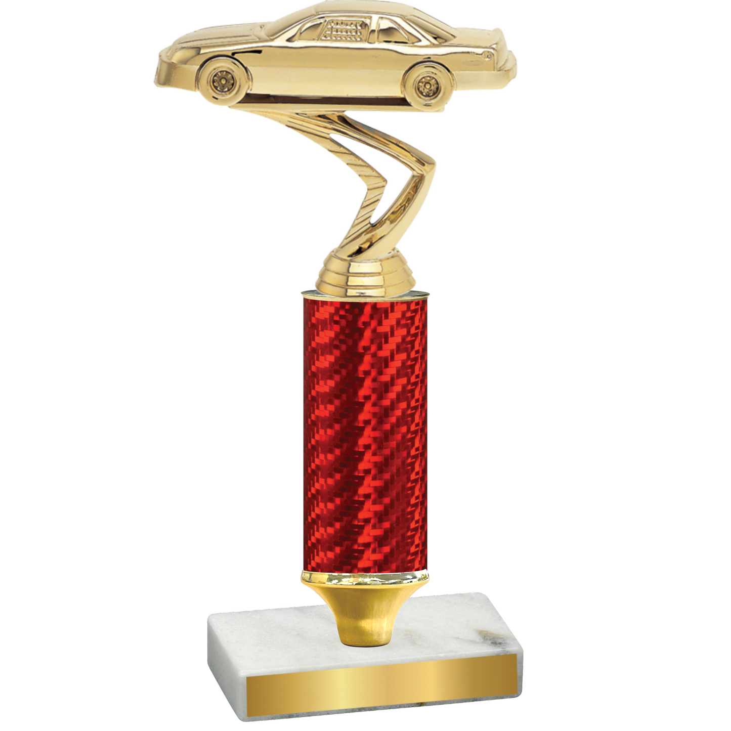 Value Red Carbon Fiber Cars Trophy