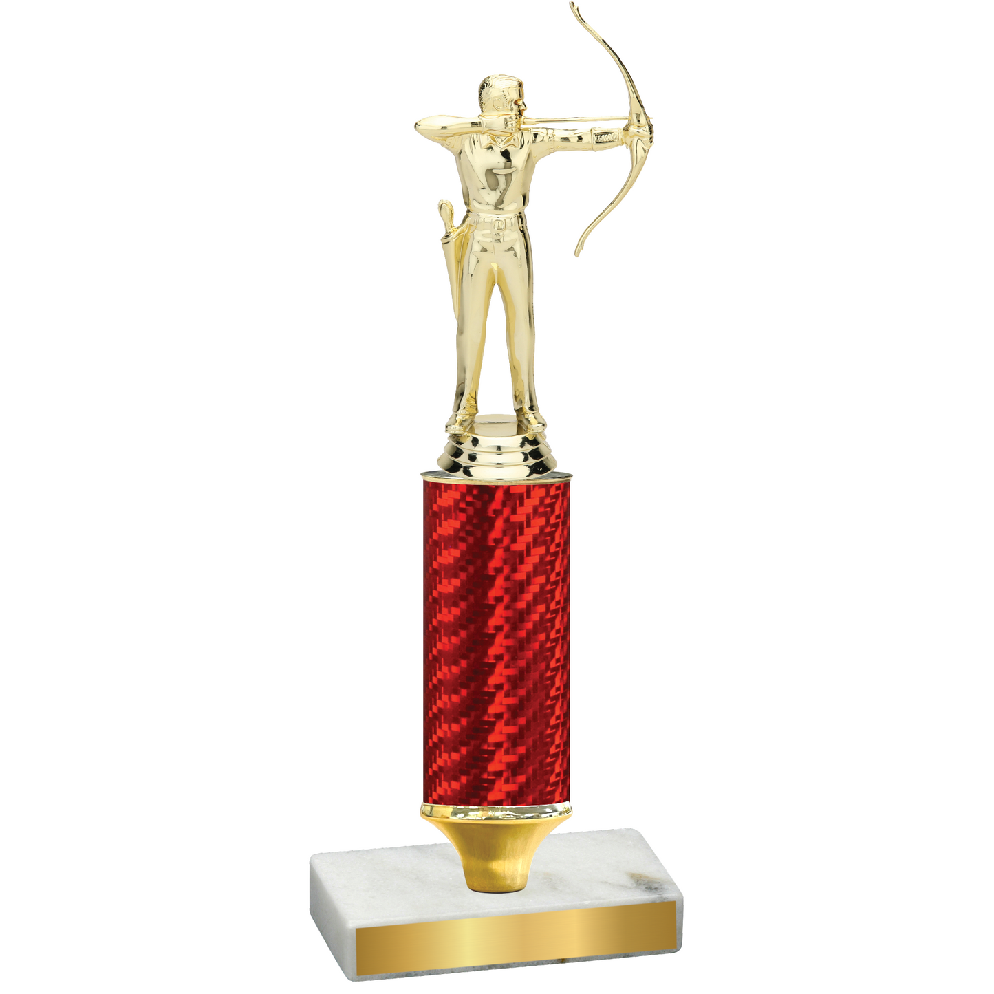 Value Red Carbon Fiber Archery Trophy