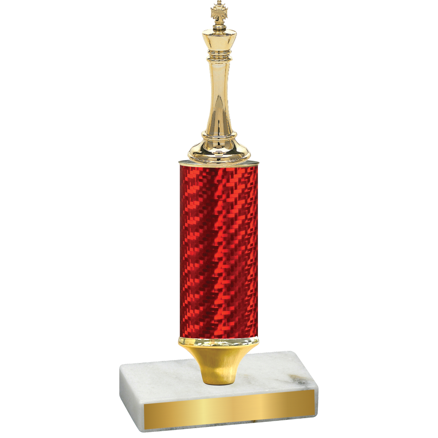 Value Red Carbon Fiber Chess Trophy