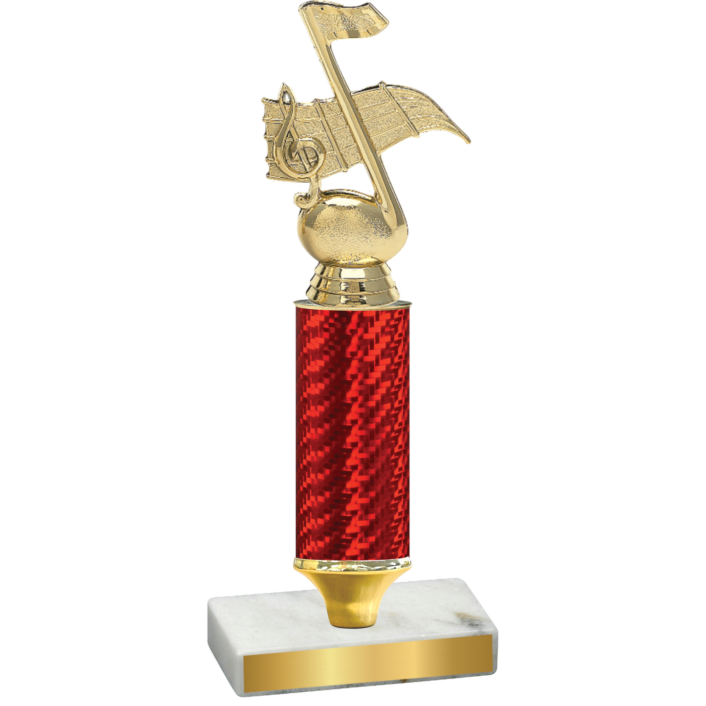 Value Red Carbon Fiber Music Trophy