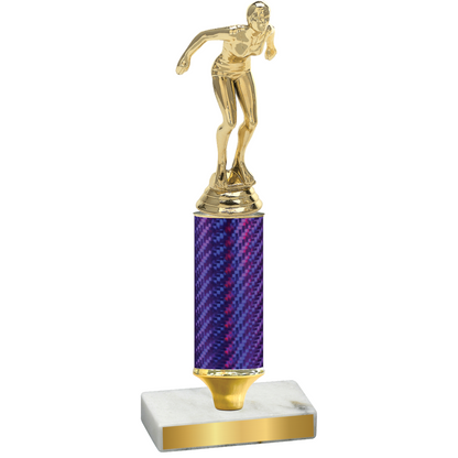 Value Purple Carbon Fiber Tennis Trophy