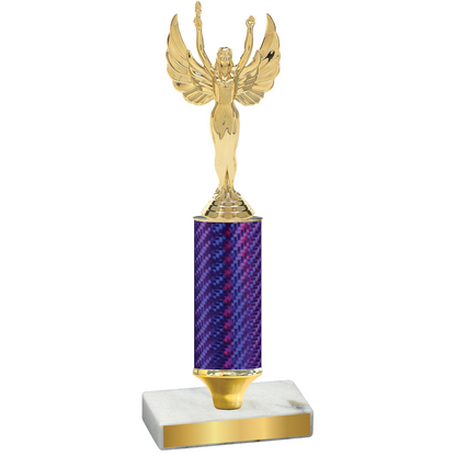 Value Purple Carbon Fiber Victory Trophy