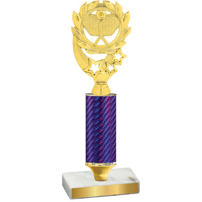 Value Purple Carbon Fiber Pickleball Trophy