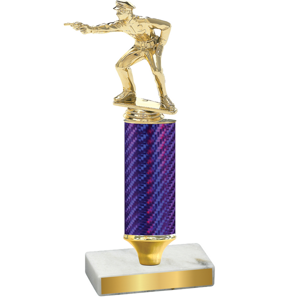 Value Purple Carbon Fiber Shooter Trophy