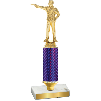 Value Purple Carbon Fiber Shooter Trophy