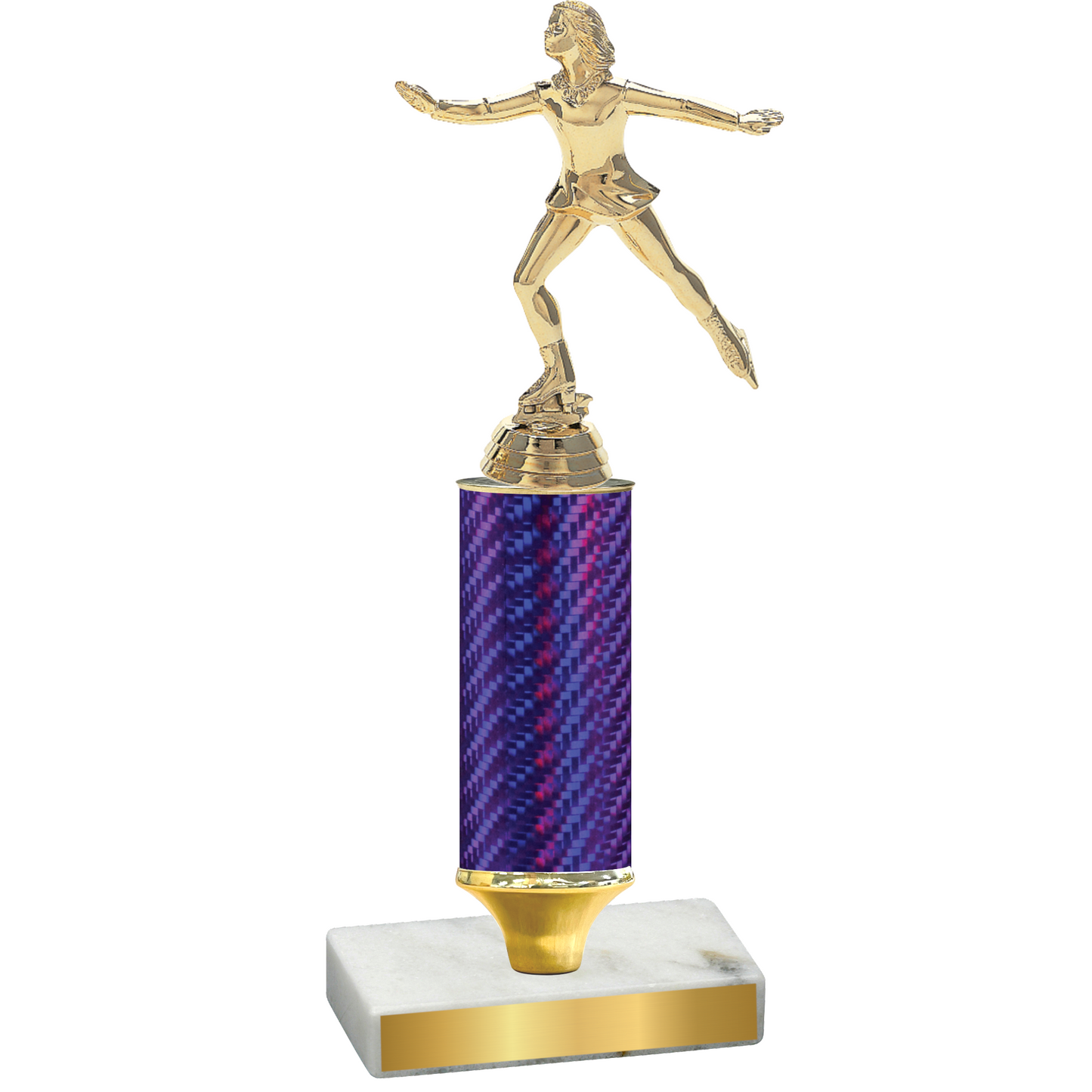 Value Purple Carbon Fiber Skater Trophy