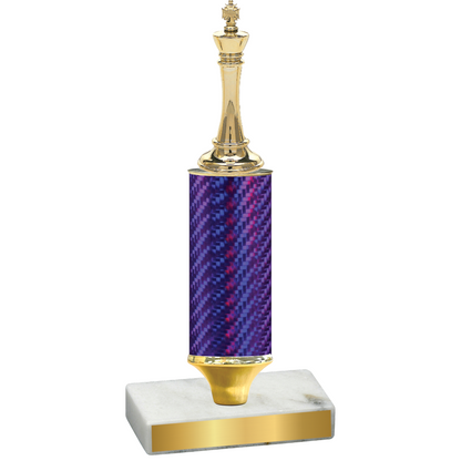 Value Purple Carbon Fiber Chess Trophy