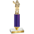 Value Purple Carbon Fiber Holiday Trophy