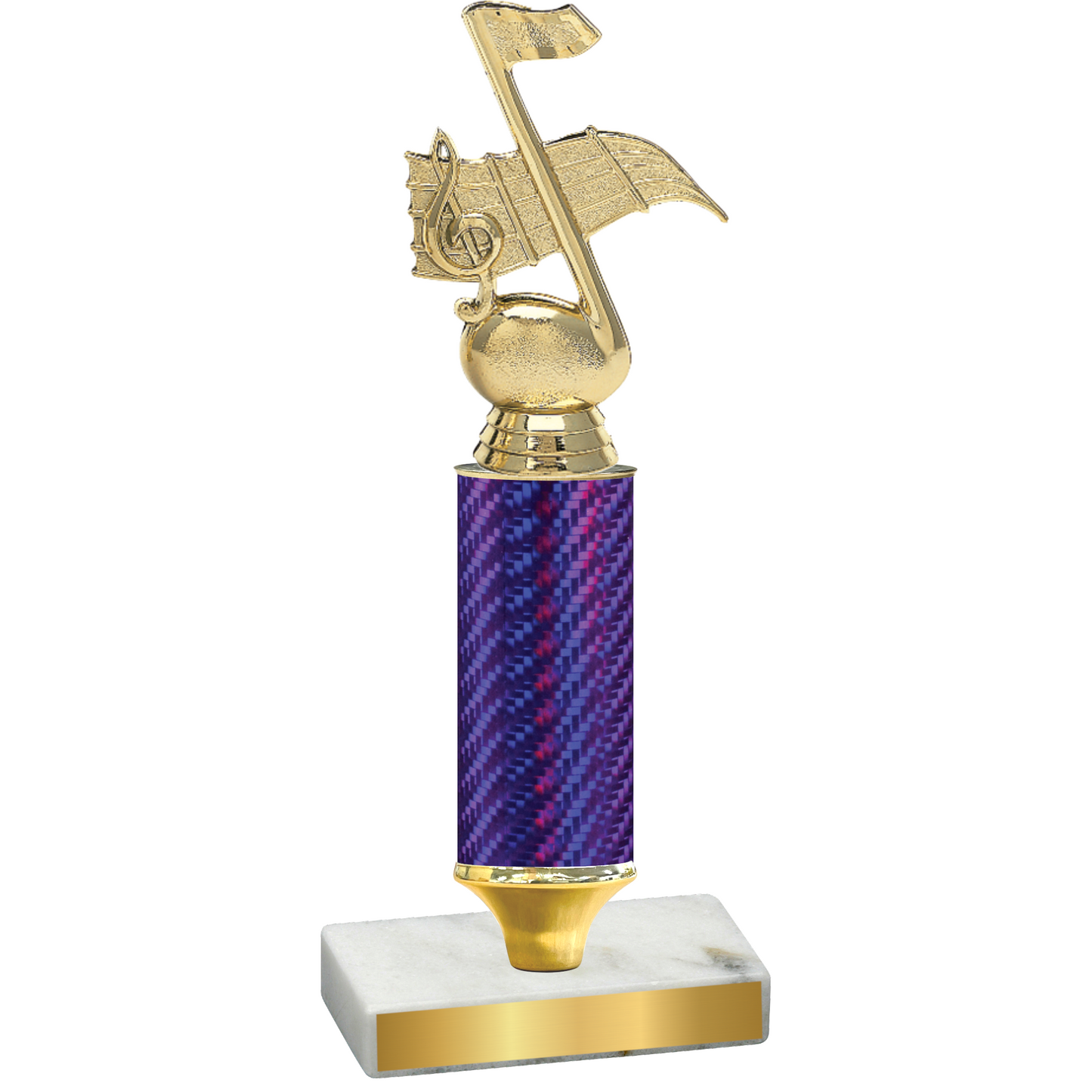 Value Purple Carbon Fiber Music Trophy