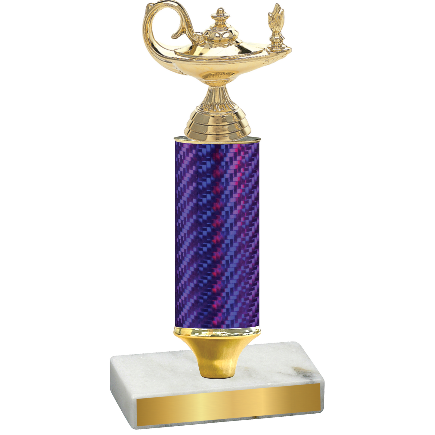 Value Purple Carbon Fiber Academics Trophy