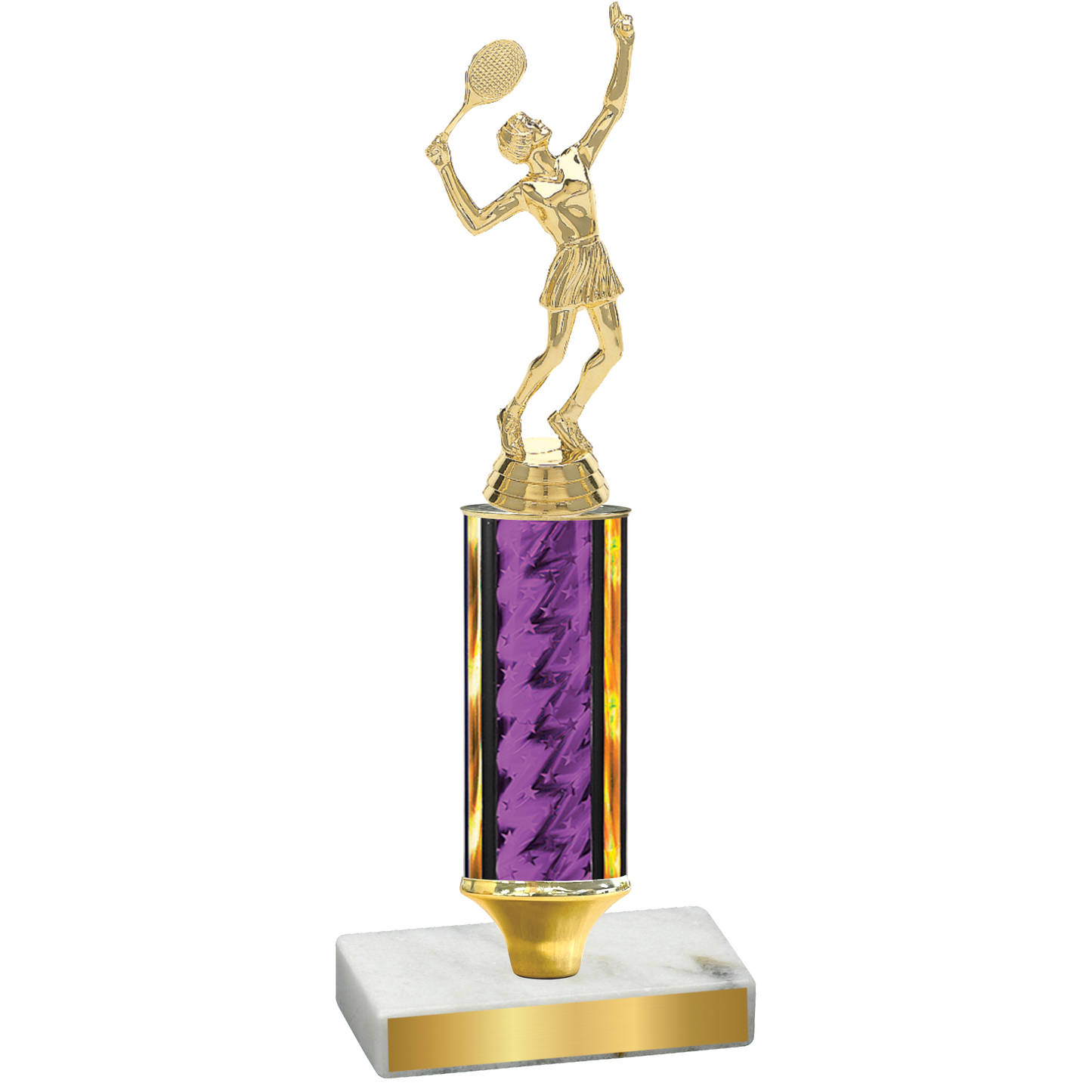 Value Purple Glacier Tennis Trophy