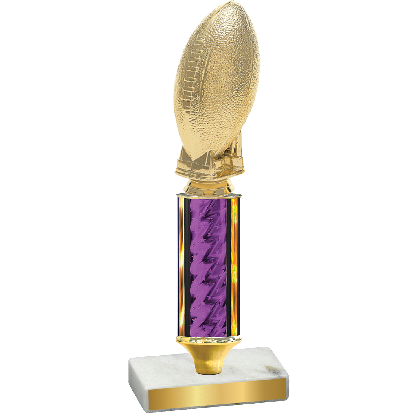 Value Purple Glacier Football Trophy