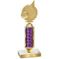 Value Purple Glacier Volleyball Trophy