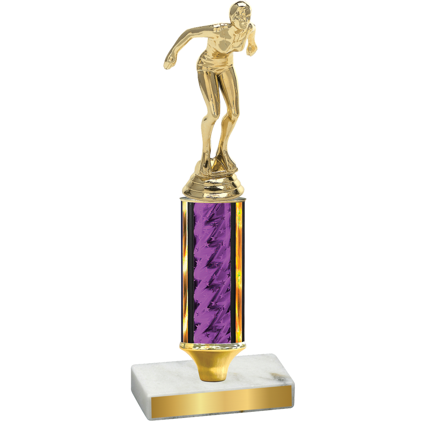 Value Purple Glacier Tennis Trophy