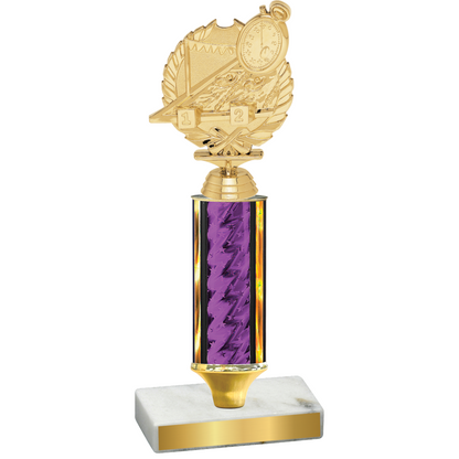 Value Purple Glacier Swimming Trophy