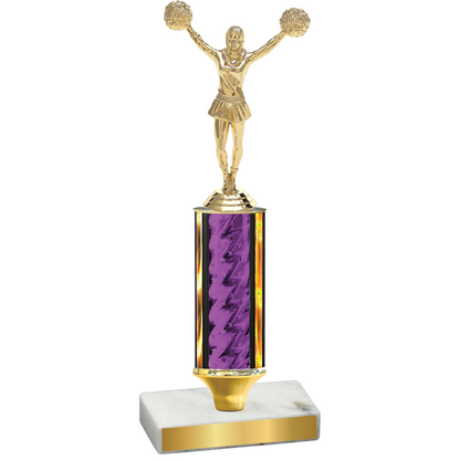 Value Purple Glacier Cheerleading Trophy