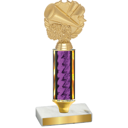 Value Purple Glacier Cheerleading Trophy