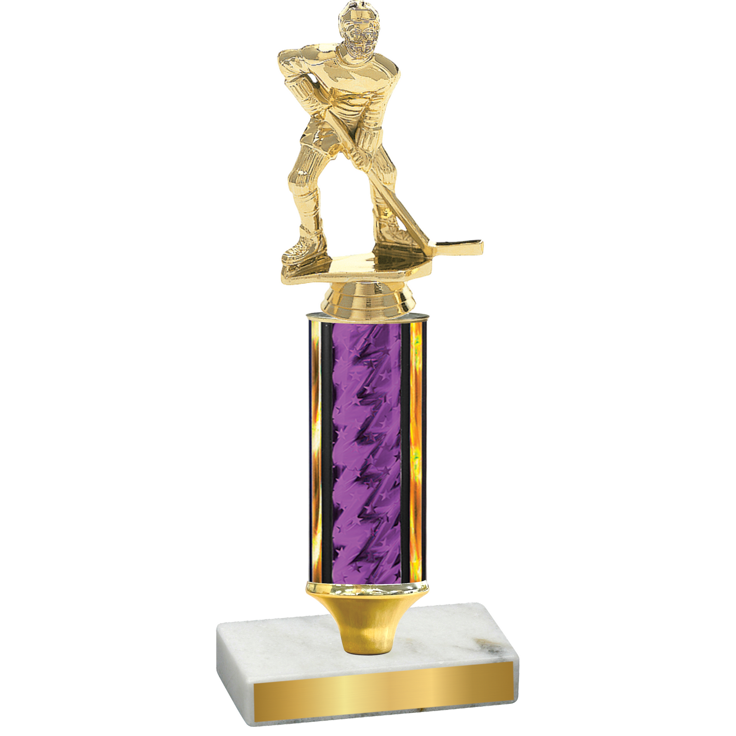 Value Purple Glacier Hockey Trophy