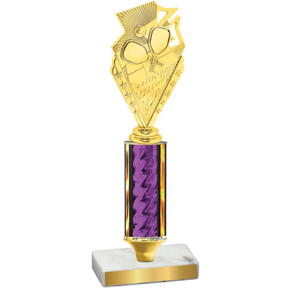 Value Purple Glacier Pickleball Trophy