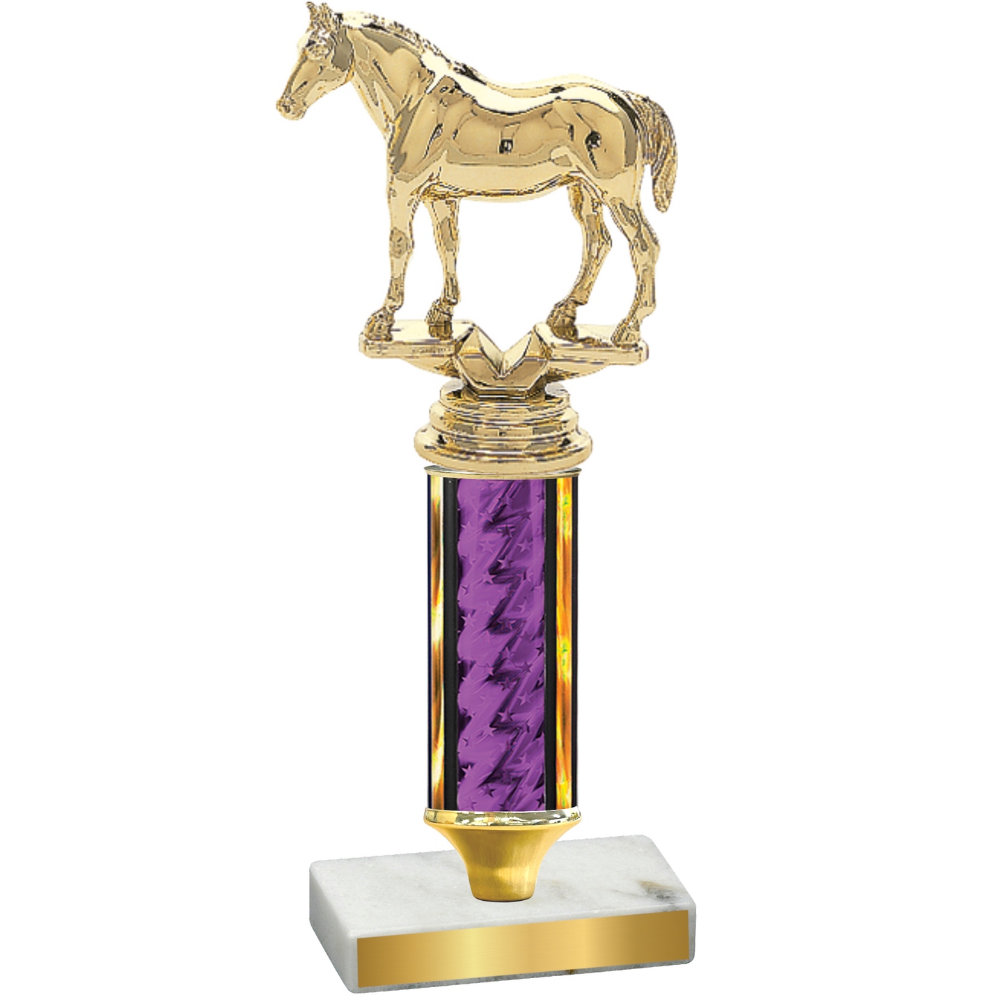 Value Purple Glacier Horses Trophy