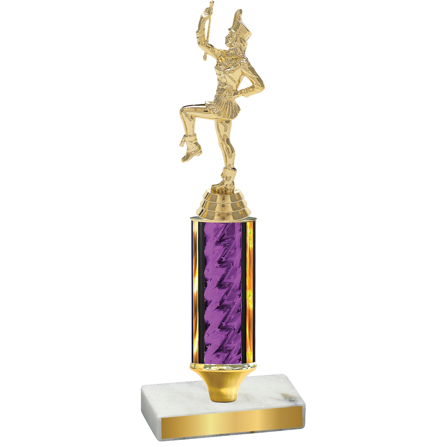 Value Purple Glacier Majorette Trophy