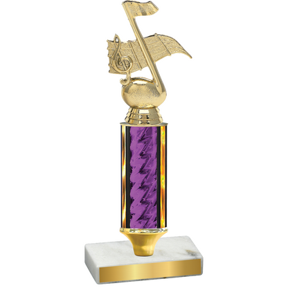 Value Purple Glacier Music Trophy