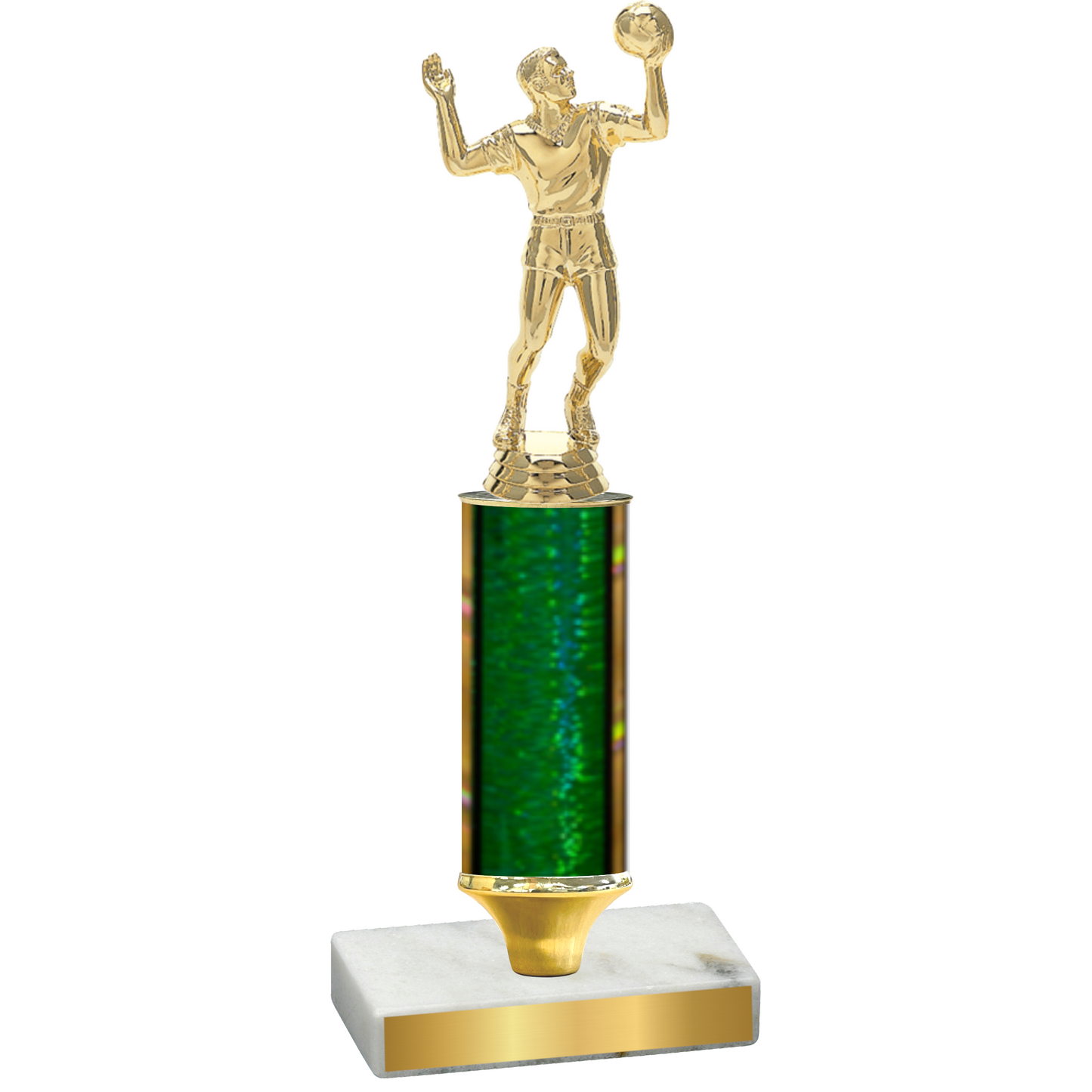 Value Green Glacier Volleyball Trophy