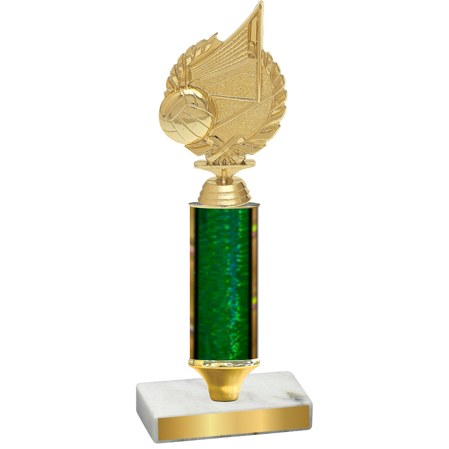 Value Green Glacier Volleyball Trophy