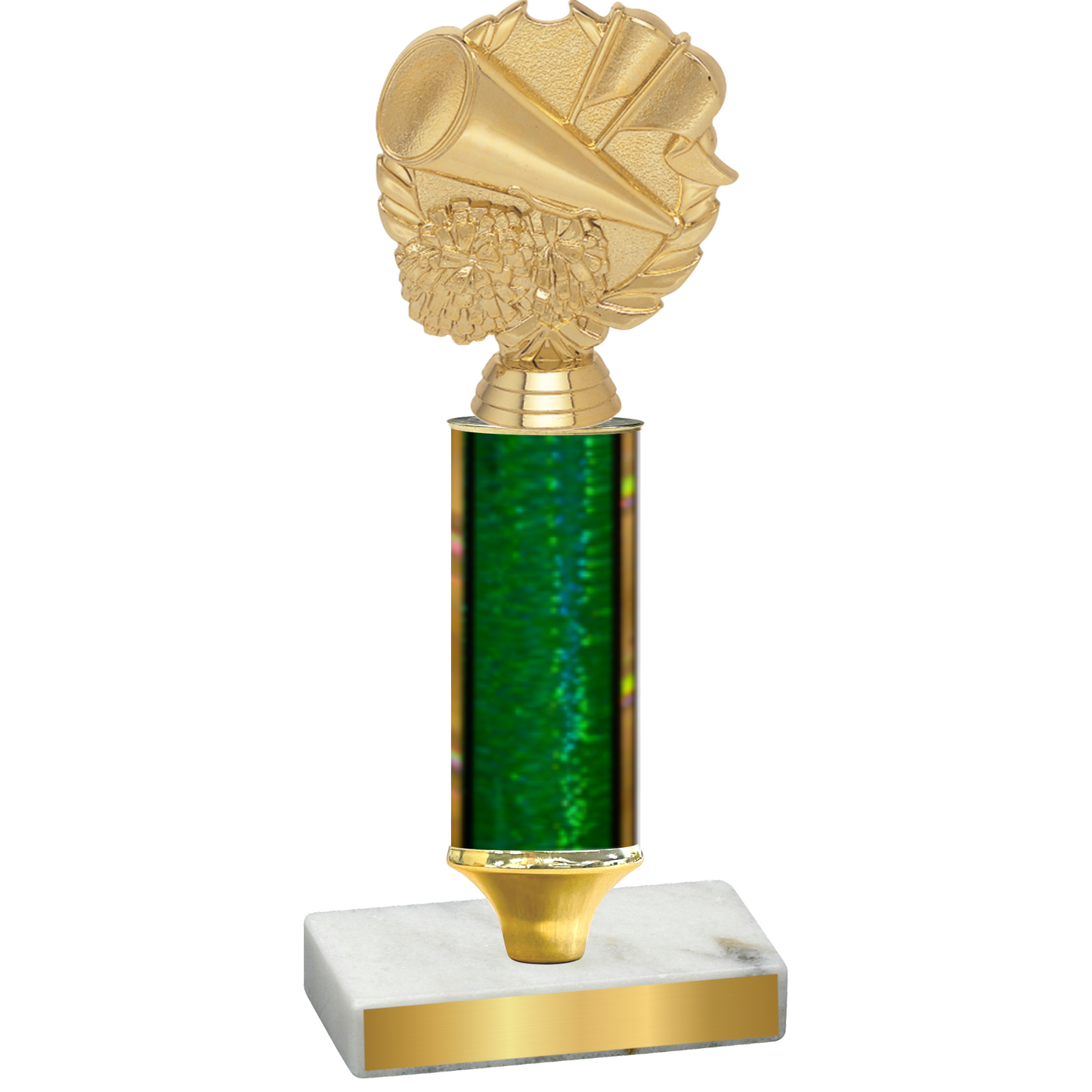 Value Green Glacier Cheerleading Trophy