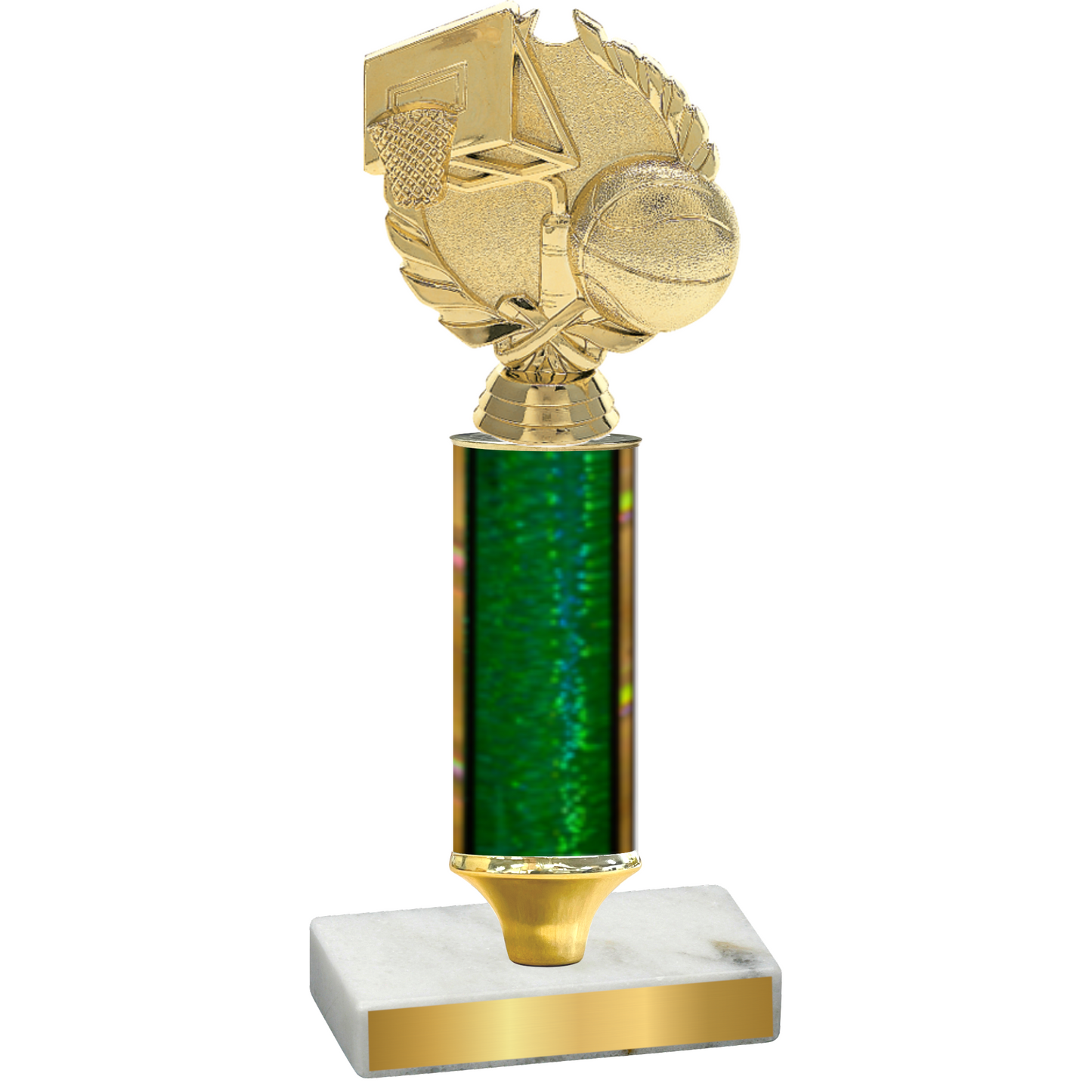 Value Green Glacier Basketball Trophy