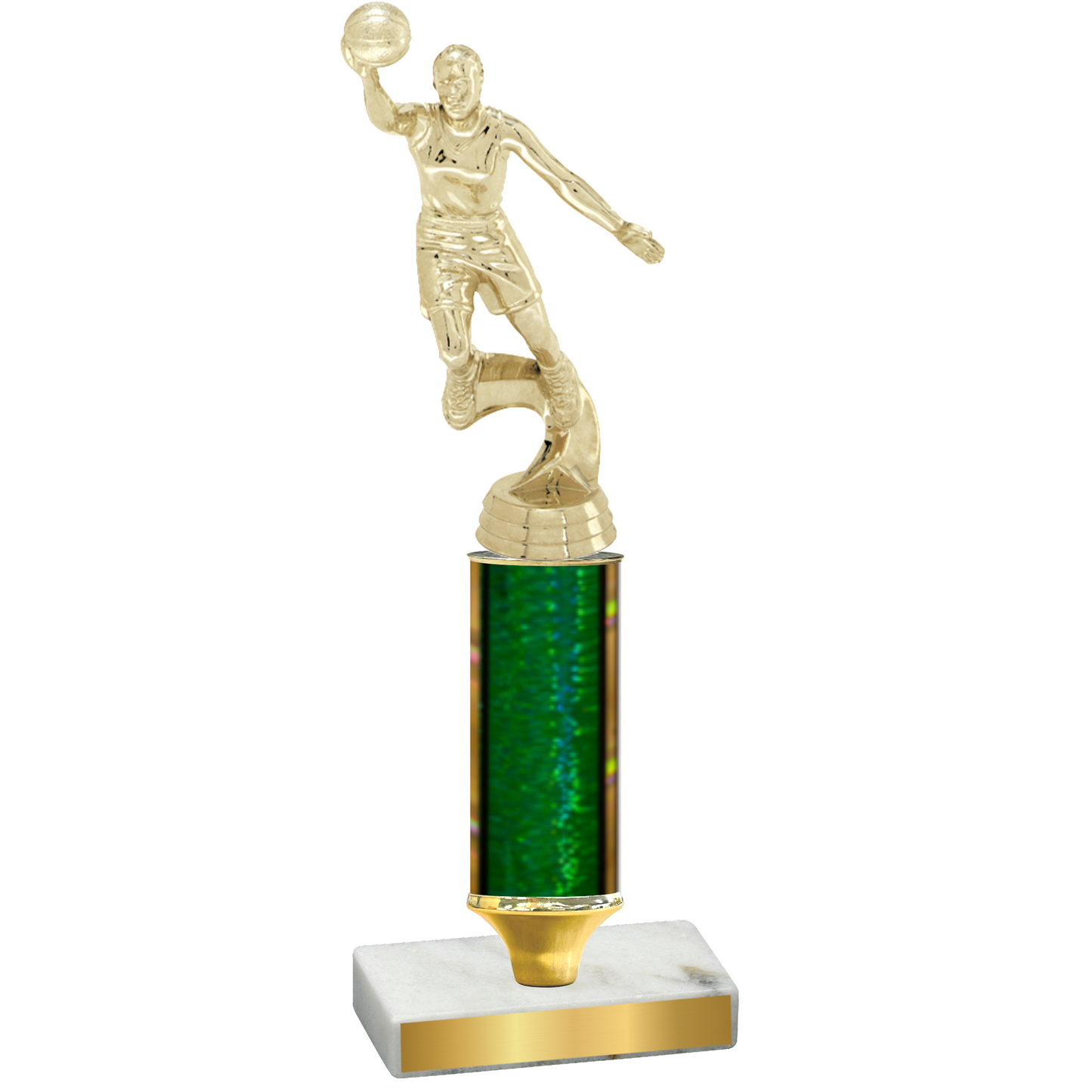 Value Green Glacier Basketball Trophy