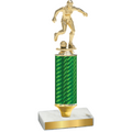 Value Green Carbon Fiber Soccer Trophy
