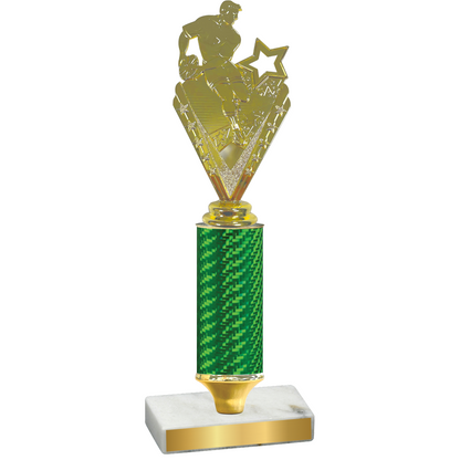 Value Green Carbon Fiber Rugby Trophy