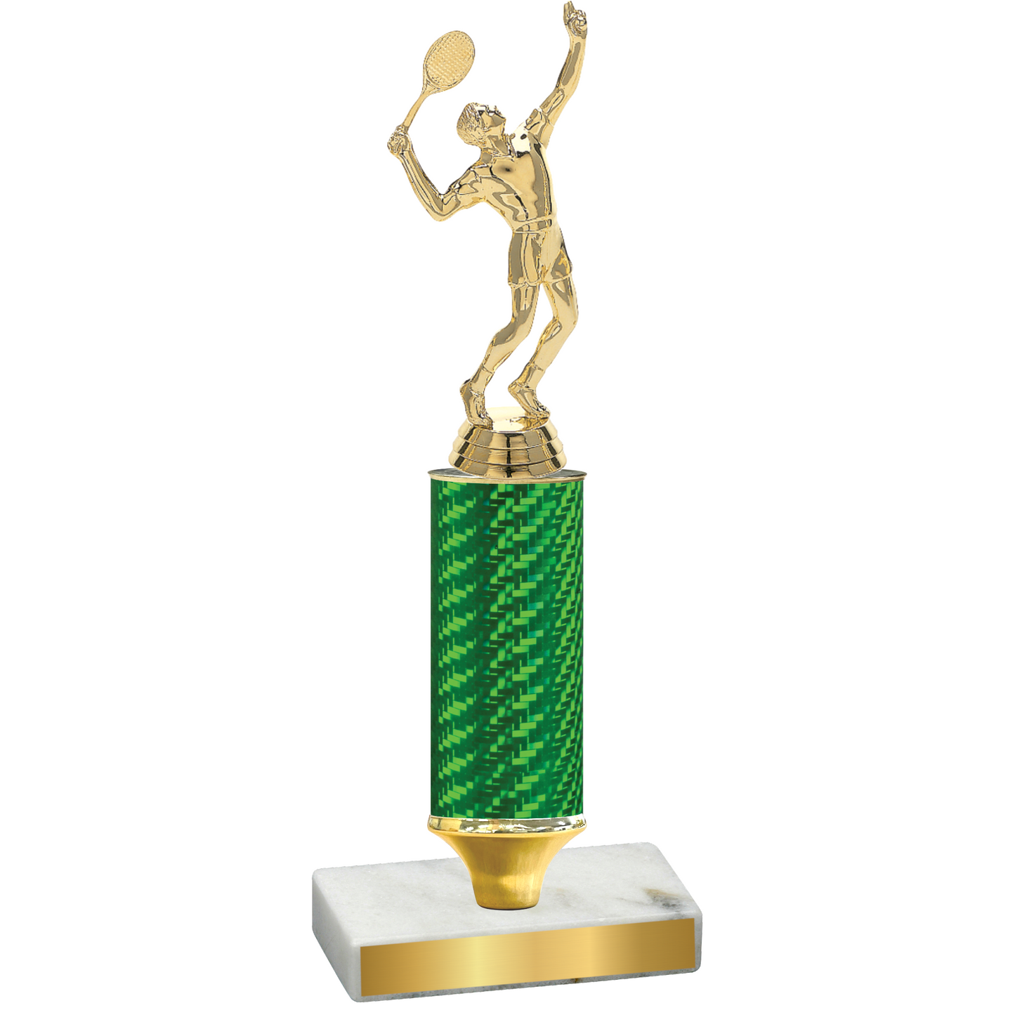 Value Green Carbon Fiber Tennis Trophy