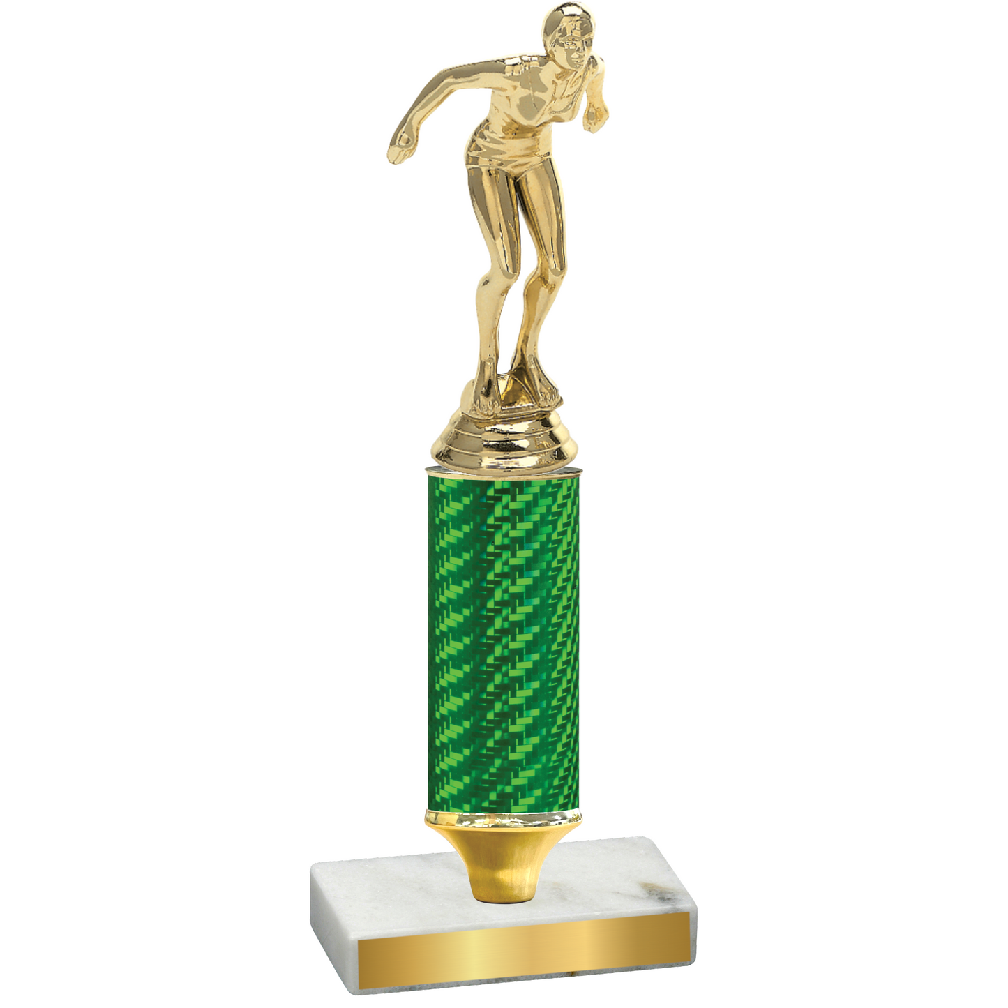 Value Green Carbon Fiber Tennis Trophy