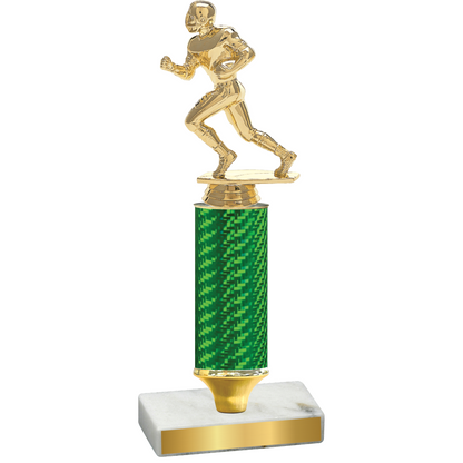 Value Green Carbon Fiber Football Trophy