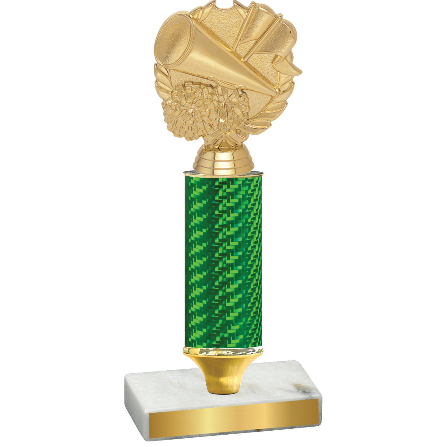 Value Green Carbon Fiber Cheerleading Trophy