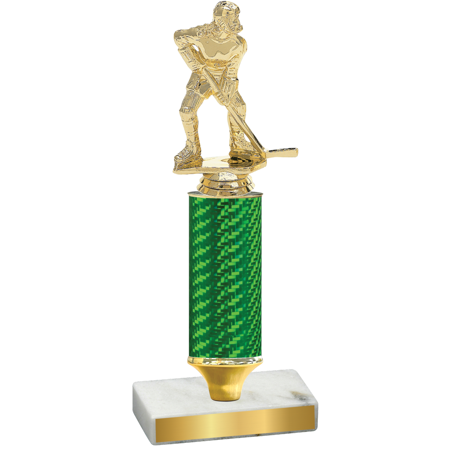 Value Green Carbon Fiber Hockey Trophy