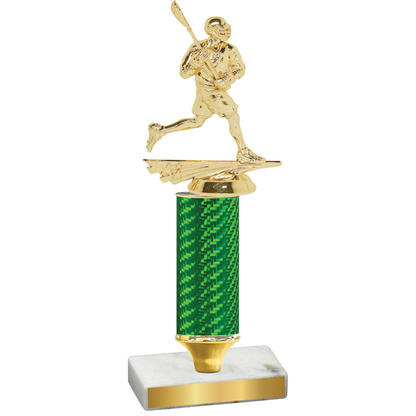 Value Green Carbon Fiber Lacrosse Trophy